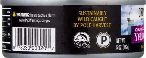 Crown Prince Natural Yellowfin Tuna In Spring Water Perspective: left