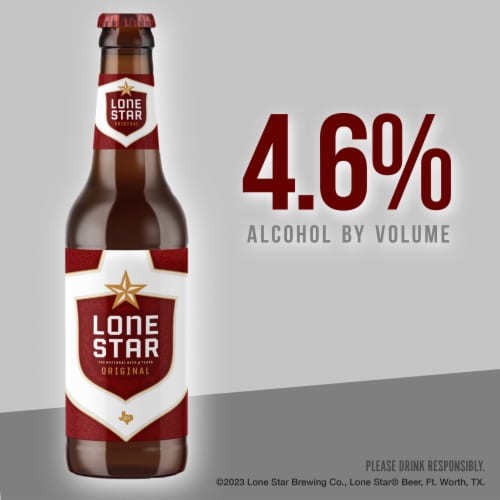 Lone Star Texas Lager Domestic Beer Perspective: left