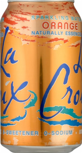 LaCroix® Orange Flavored Sparkling Water Can