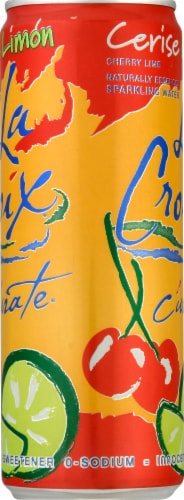 LaCroix® Cerise Limon Flavored Sparkling Water Cans