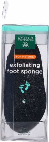 Earth Therapeutics® Exfoliating Foot Sponge Perspective: left