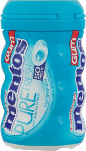 Mentos® Pure Fresh Sugar Free Wintergreen Chewing Gum Perspective: left