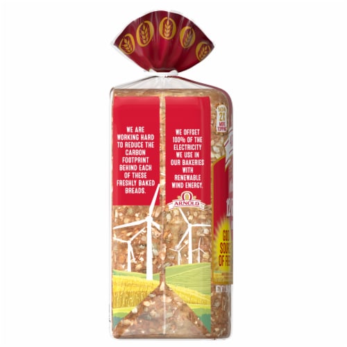 Arnold Whole Grains 12 Grains Sandwich Bread (Packaging May Vary) Perspective: left