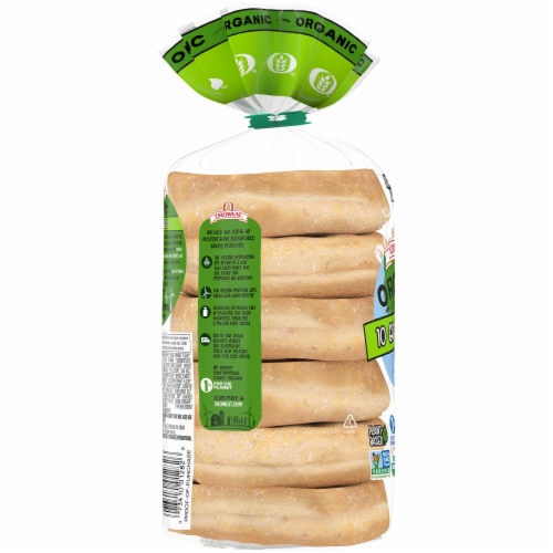 Oroweat® Organic 10 Grains & Seeds English Muffins Perspective: left