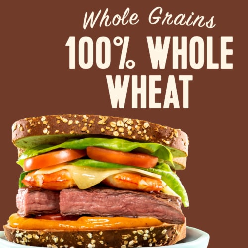Arnold Whole Grains 100% Whole Wheat Bread Perspective: left
