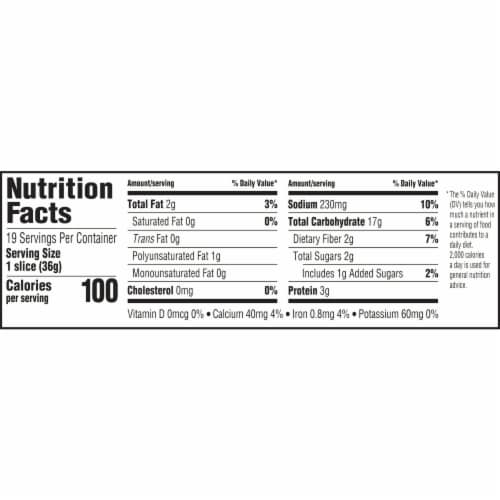 Brownberry® Natural Wheat Bread Perspective: left