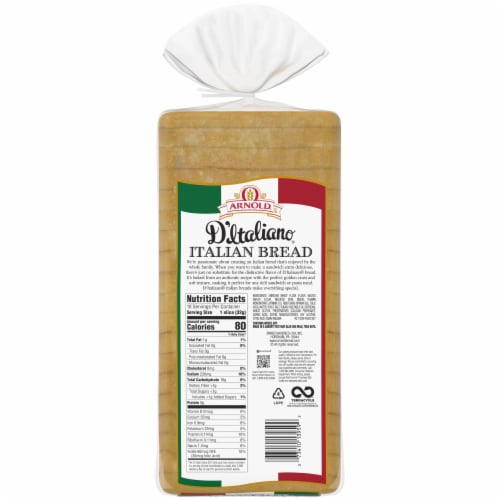 Arnold Premium Italian Bread (Packaging May Vary) Perspective: left