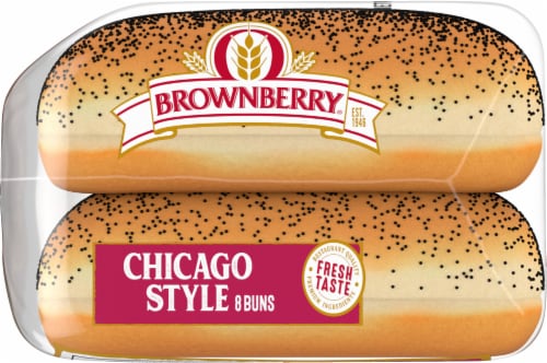 Brownberry® Chicago Style Hot Dog Buns Perspective: left