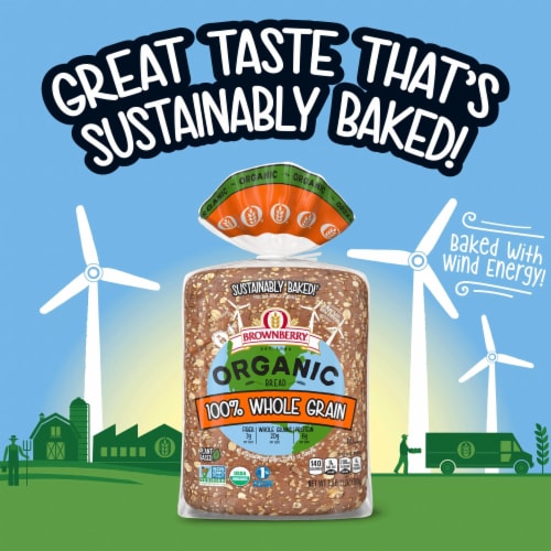 Brownberry® Organic 100% Whole Grain Bread Perspective: left