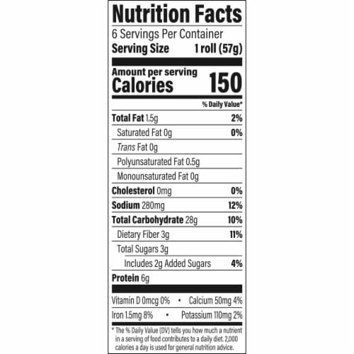 Arnold Sandwich Thins Multigrain Rolls Perspective: left