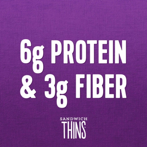 Oroweat Multigrain Sandwich Thins Rolls Perspective: left
