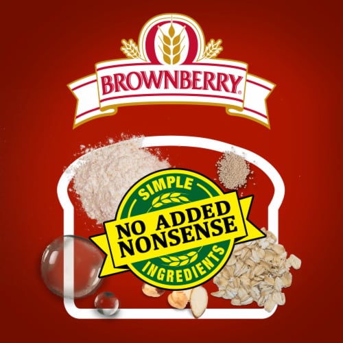 Brownberry Whole Grains 12 Grain Sandwich Bread Perspective: left