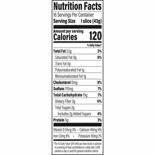 Brownberry® Whole Grains Health Nut Bread Perspective: left