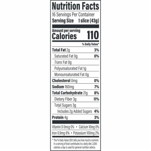 Brownberry 100% Whole Grain Wheat Bread Perspective: left