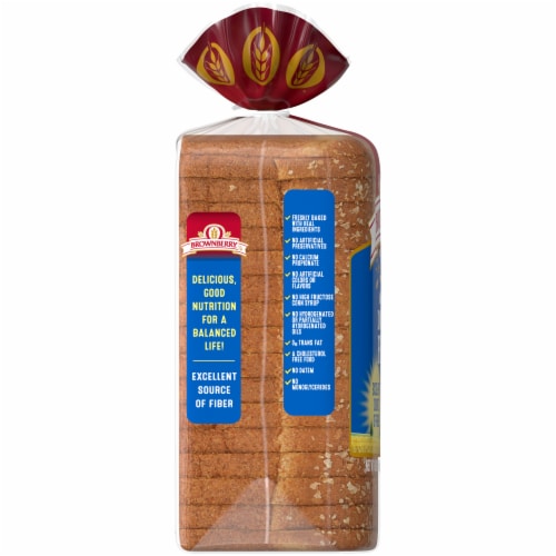 Brownberry® Whole Grains Double Fiber Bread Perspective: left