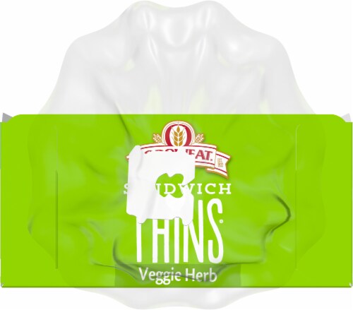 Oroweat Sandwich Thins Veggie Herb Rolls Perspective: left