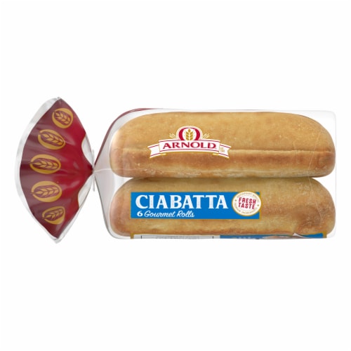 Arnold Gourmet Ciabatta Buns Perspective: left
