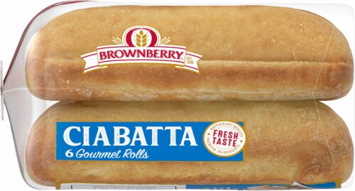 Brownberry® Gourmet Ciabatta Buns Perspective: left