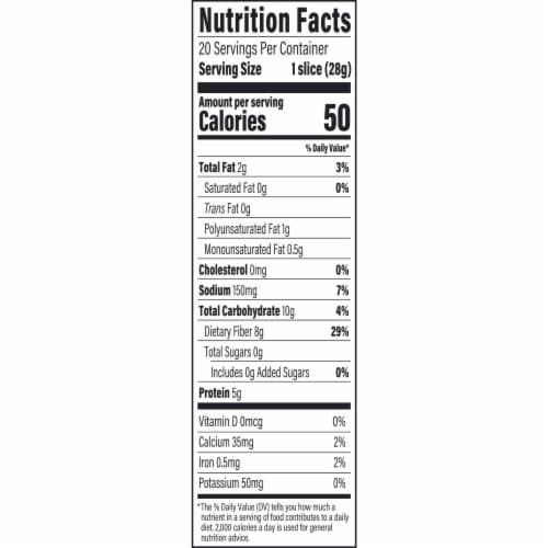 Arnold Seeded Superior Keto Bread Perspective: left