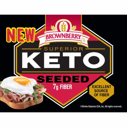 Brownberry Superior Seeded Keto Bread Perspective: left