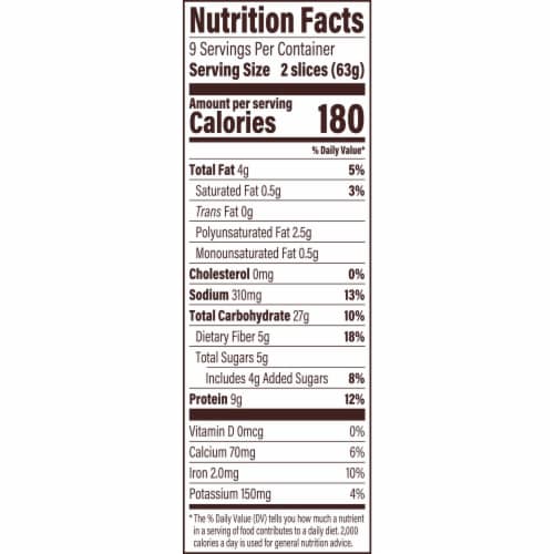 Brownberry Plant Protein Multigrain Bread Perspective: left