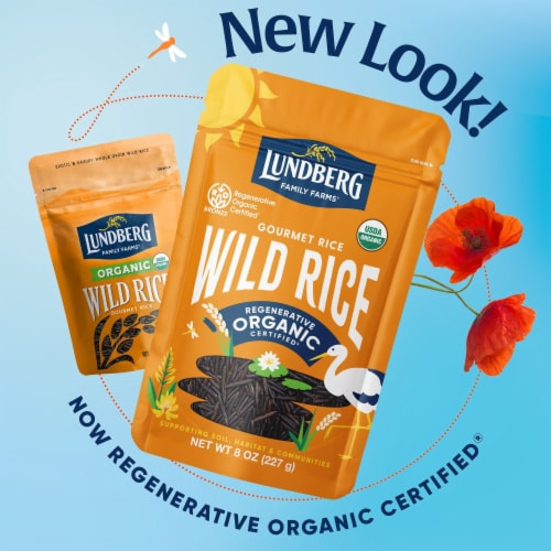 Lundberg Family Farms® Regenerative Organic Certified® Wild Rice Perspective: left