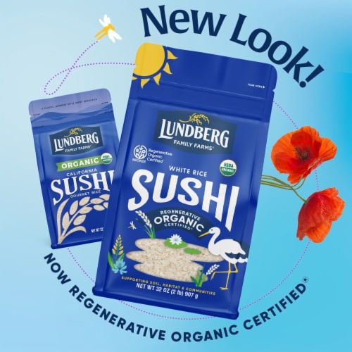 Lundberg Organic California Sushi Rice Perspective: left