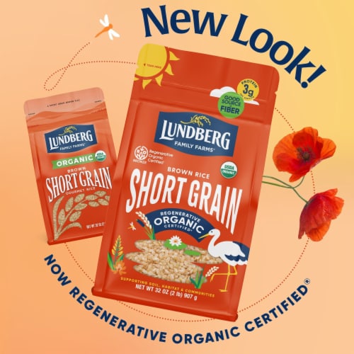 Lundberg Family Farms® Regenerative Organic Certified® Short Grain Brown Rice Perspective: left