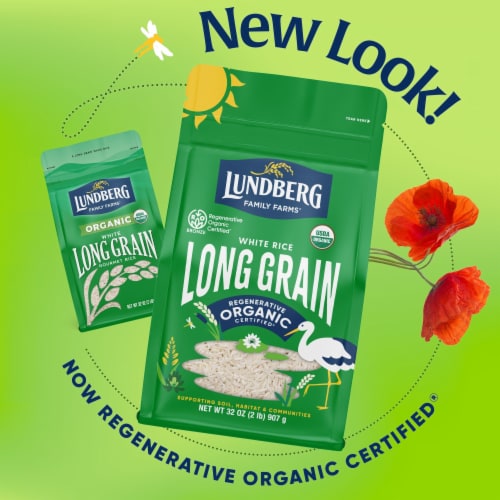 Lundberg Family Farms® Organic White Long Grain Rice Perspective: left