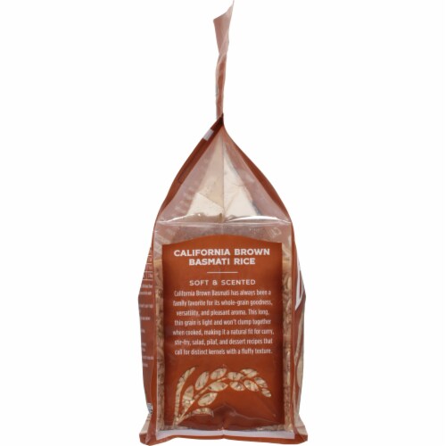 Lundberg California Brown Basmati Whole Grain Rice Perspective: left