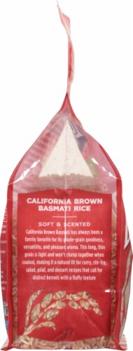 Lundberg Family Farms® Organic California Brown Basmati Whole Grain Rice Perspective: left