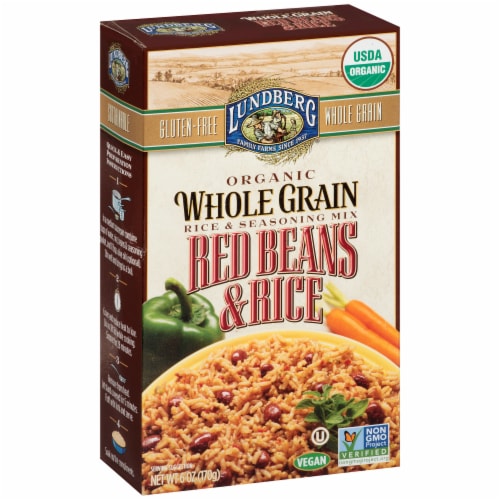Lundberg Organic Red Beans & Rice Seasoning Mix Perspective: left