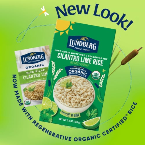 Lundberg Family Farms® Organic Cilantro Lime Rice Perspective: left
