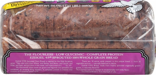 Food for Life® Ezekiel 4:9 Cinnamon Raisin Bread Perspective: left