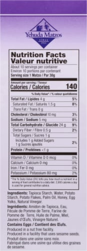 Yehuda® Gluten Free Matzo-Style Unsalted Squares Perspective: left