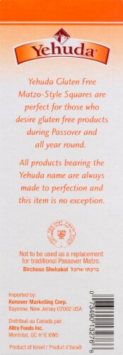 Yehuda Gluten Free Cinnamon Matzo-Style Squares Perspective: left