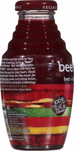Beetology™ Organic Beet + Lemon + Ginger Cold Pressed Juice Perspective: left