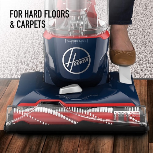 Hoover® Pet Max Bagless Upright Vacuum With Attachments Perspective: left