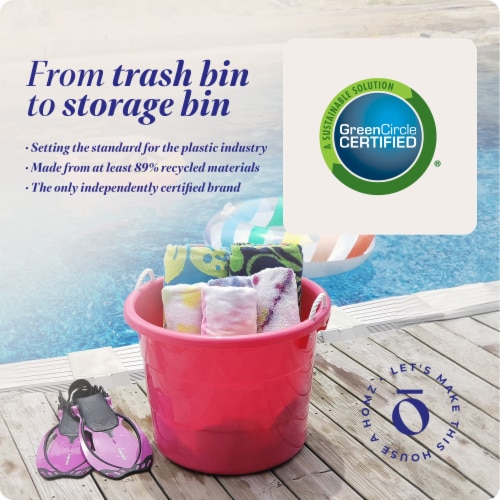 Plastic shop tub bucket
