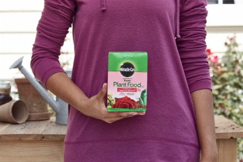 Miracle-Gro® Rose Plant Food Perspective: left