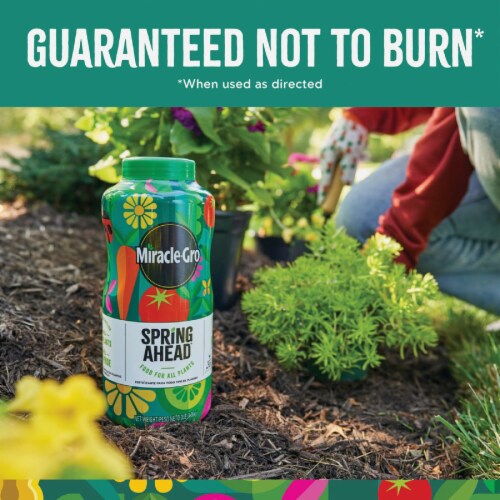Miracle-Gro Spring Ahead Plant Fertilizer Perspective: left