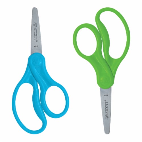 Westcott® For Kids Pointed Scissors - 2 Pack - Colors May Vary Perspective: left
