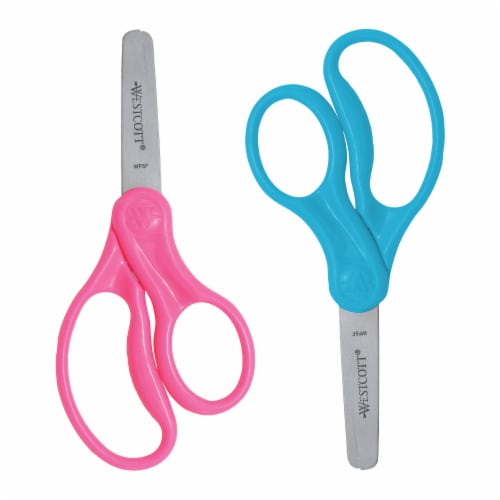 Westcott® for Kids Blunt Scissors 2 Pack - Colors May Vary Perspective: left