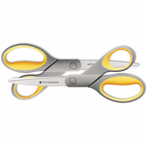 Westcott Titanium Bonded Scissors 8 Straight 2/Pack 13901 Perspective: left