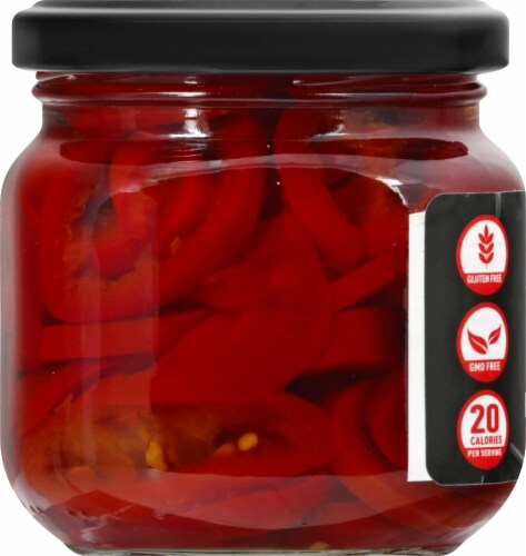 Mario® Hot & Sweet Jalapeno Peppers Perspective: left