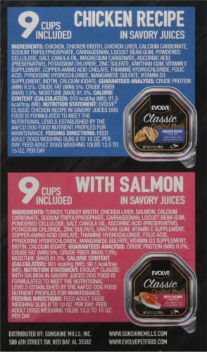 Evolve Classic Crafted Meals Wet Dog Food Variety Pack 18 ct 3.5 oz Pay Less Super Markets