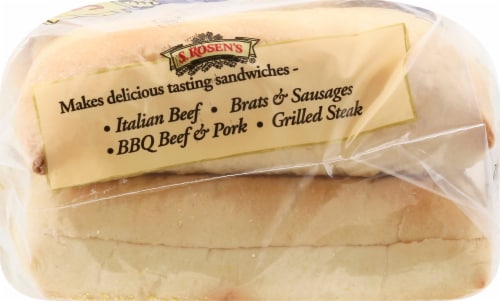 S. Rosen's Sliced French Rolls Perspective: left
