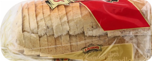 S. Rosen's Rye Bread with Caraway Seeds Perspective: left