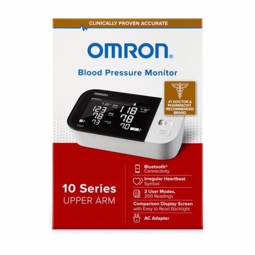 OMRON 10 SERIES SMART ADV ACCURACY UPPER ARM BPM Perspective: left