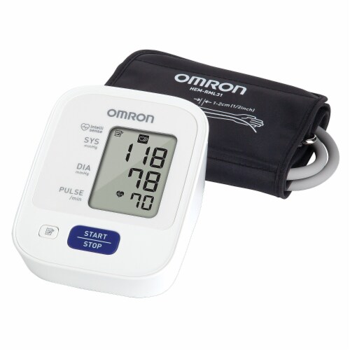 Omron® 3 Series Digital Upper Arm Blood Pressure Monitor Perspective: left